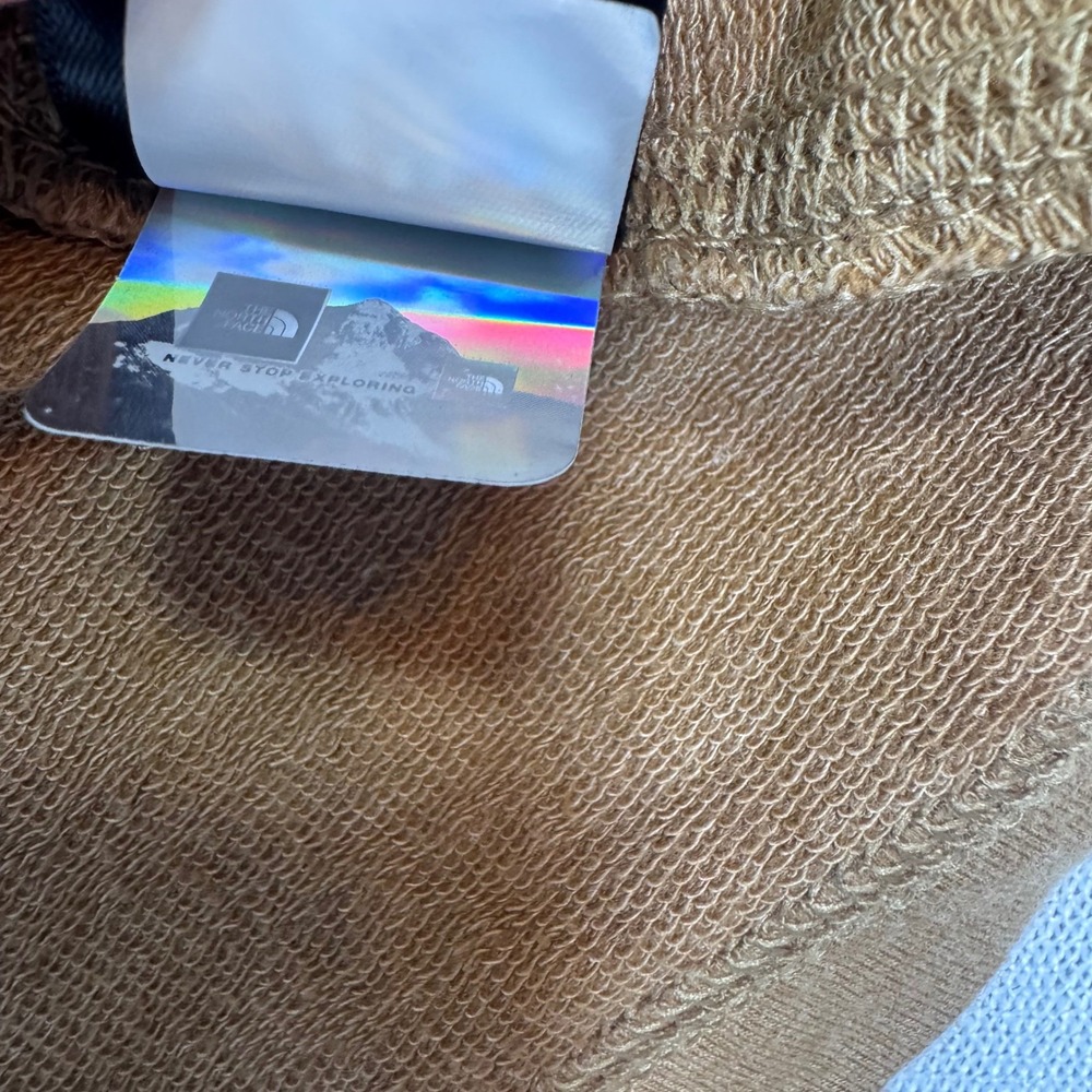 The North Face Brown Pullover Men XL Logo Granola Gorpcore Fall Basic Utility - Picture 8 of 13